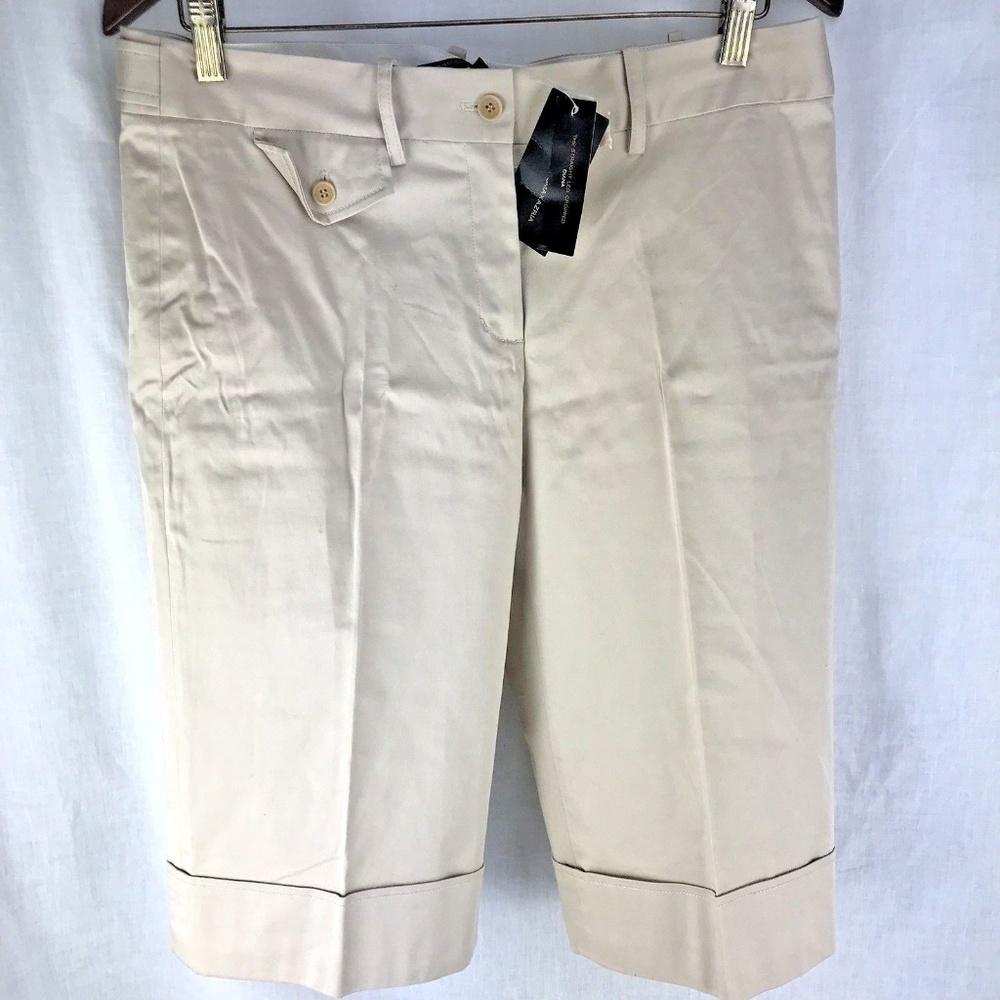 $134 BCBG MAX AZRIA Diana Straight Leg Cropped